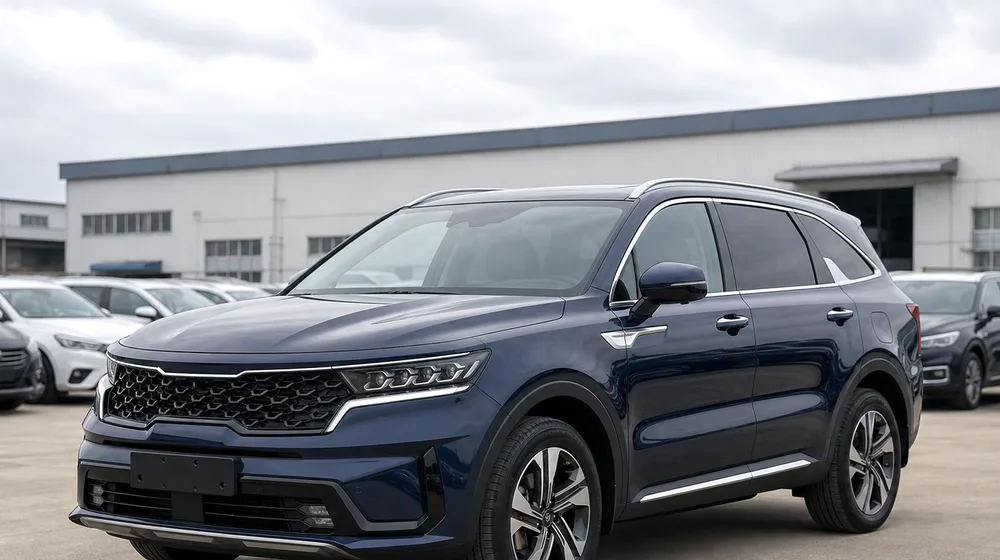 Kia Sorento Hybrid 2022 imported to Almaty, Kazakhstan